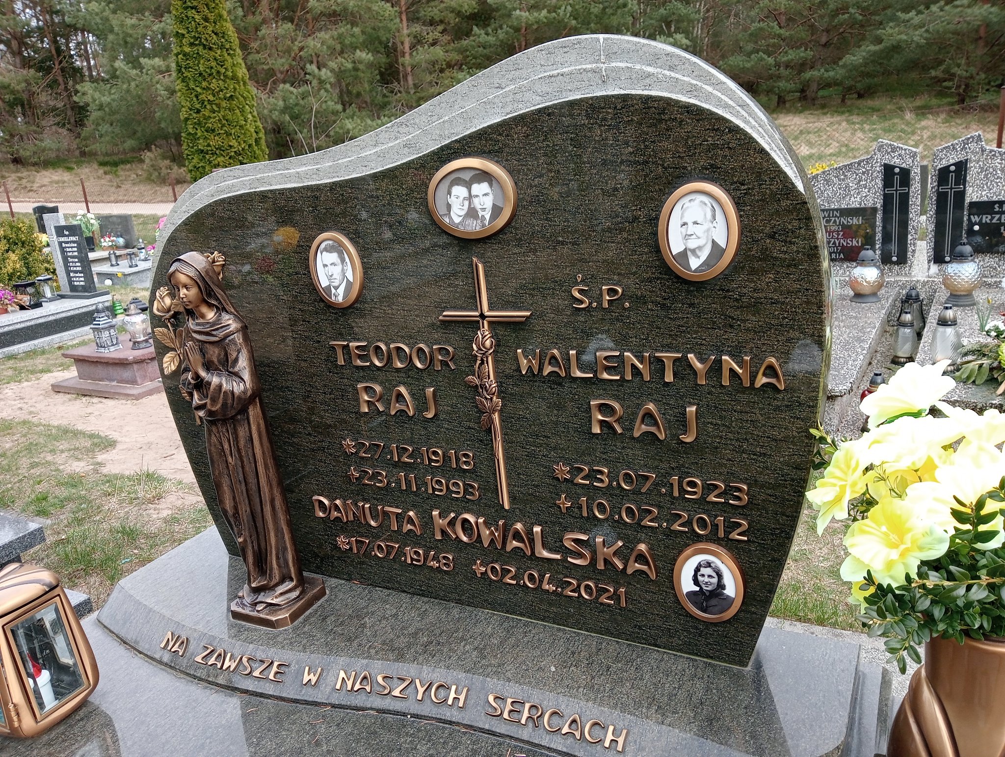 Grób Walentyna Raj